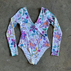 O'Neill long sleeve one piece bathing suit